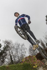 Nicolas Fleury, équilibriste à VTT